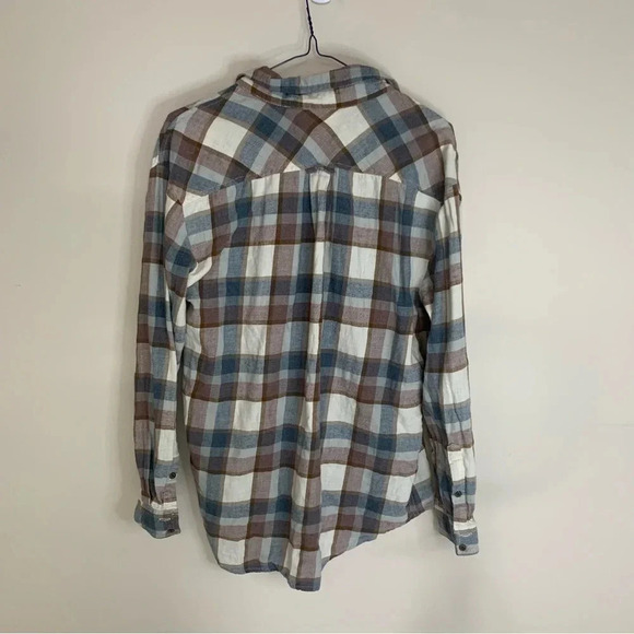 Aritzia Wilfred Free Plaid Long Sleeve 100% Cotton Button Down Shirt  S - Picture 2 of 10